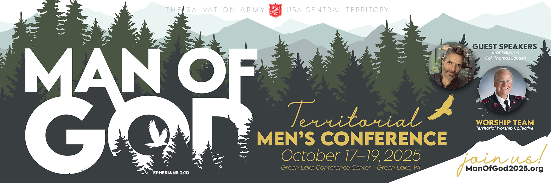 Man of God 2025 - The Salvation Army Central Territory Men's Conference in Green Lake, WI